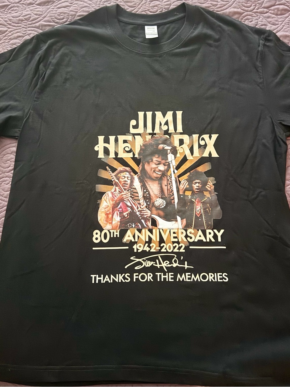 Men’s Jimi Hendrix 80th Anniversary Tee, NWOT, L